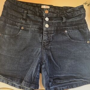 Xhilaration High Waist Black Denim Shorts